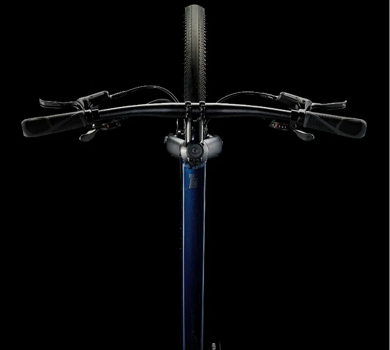 Trek Dual Sport 2 Gen 5 Hybrid Bike 2024 in Mulsanne Blue-6